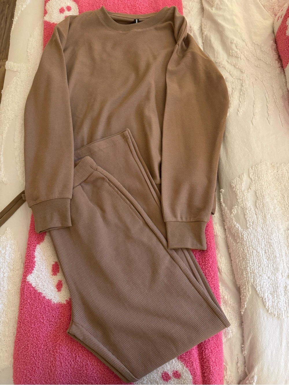 Comfort matching knitted set